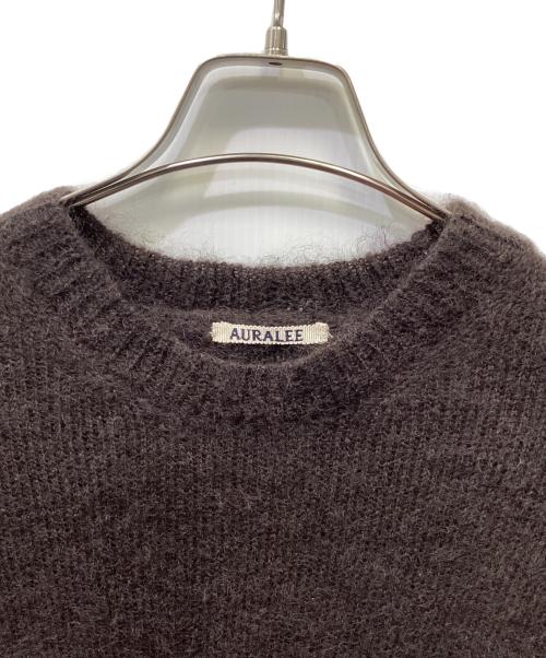 AURALEE（オーラリー）AURALEE (オーラリー) スーパーキッドモヘアニット ブラウン サイズ:3の古着・服飾アイテム