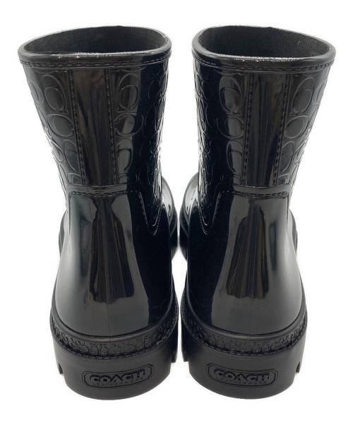 COACH（コーチ）COACH (コーチ) ミリー レイン ブーティ ブラック サイズ:24の古着・服飾アイテム