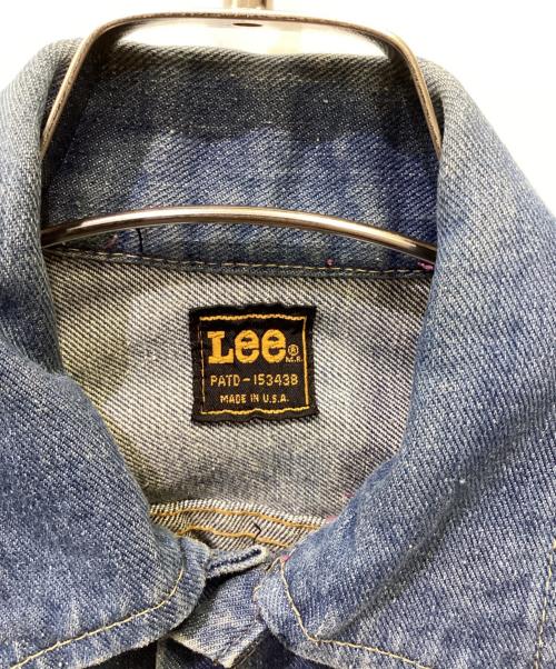 LEE（リー）LEE (リー) 80s初期 101-J デニムトラッカージャケット スカイブルー サイズ:記載なしの古着・服飾アイテム