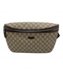 GUCCI（グッチ）の古着「GGスプリーム ボディバッグ」｜ブラウン
