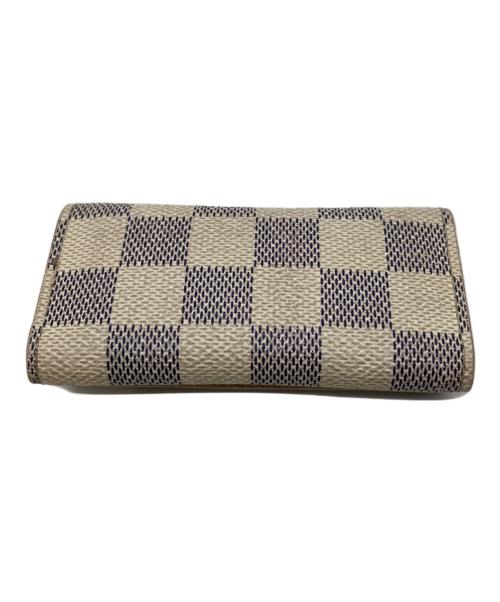 LOUIS VUITTON（ルイ ヴィトン）LOUIS VUITTON (ルイ ヴィトン) ダミエ・アズール ミュルティクレ4 アイボリー×ネイビーの古着・服飾アイテム