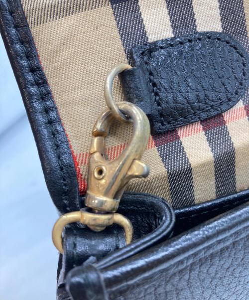 BURBERRY LONDON（バーバリーロンドン）BURBERRY LONDON (バーバリーロンドン) セカンドバッグ ブラックの古着・服飾アイテム