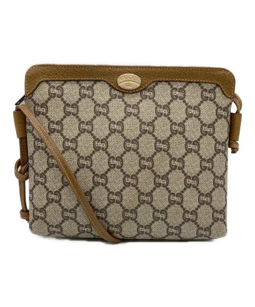 GUCCI PLUS（グッチ プラス）GUCCI PLUS (グッチ プラス) ショルダーバッグ ブラウンの古着・服飾アイテム