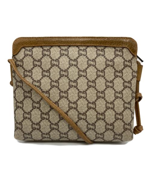 GUCCI PLUS（グッチ プラス）GUCCI PLUS (グッチ プラス) ショルダーバッグ ブラウンの古着・服飾アイテム