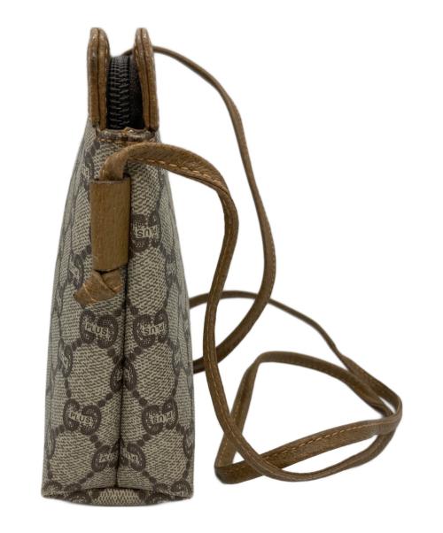 GUCCI PLUS（グッチ プラス）GUCCI PLUS (グッチ プラス) ショルダーバッグ ブラウンの古着・服飾アイテム