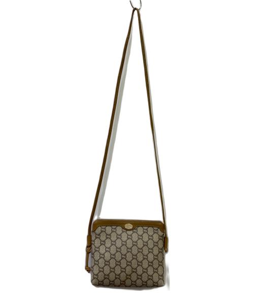 GUCCI PLUS（グッチ プラス）GUCCI PLUS (グッチ プラス) ショルダーバッグ ブラウンの古着・服飾アイテム