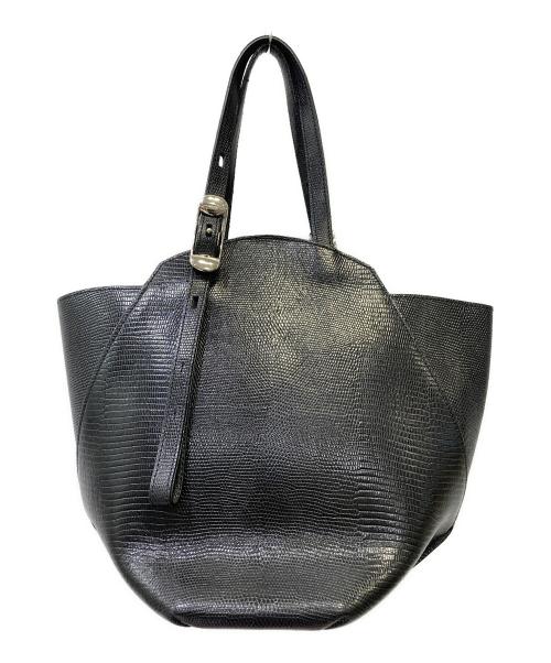 TOFF&LOADSTONE（トフアンドロードストーン）TOFF&LOADSTONE (トフアンドロードストーン) ハンドバッグ ブラックの古着・服飾アイテム