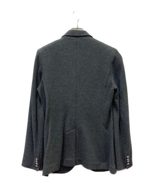 POLO RALPH LAUREN（ポロ・ラルフローレン）POLO RALPH LAUREN (ポロ・ラルフローレン) エンブレムブレザージャケット グレー サイズ:2(155/84A)の古着・服飾アイテム