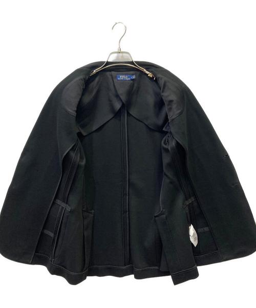 POLO RALPH LAUREN（ポロ・ラルフローレン）POLO RALPH LAUREN (ポロ・ラルフローレン) エンブレムテーラードジャケット ブラック サイズ:4(160/88A）の古着・服飾アイテム