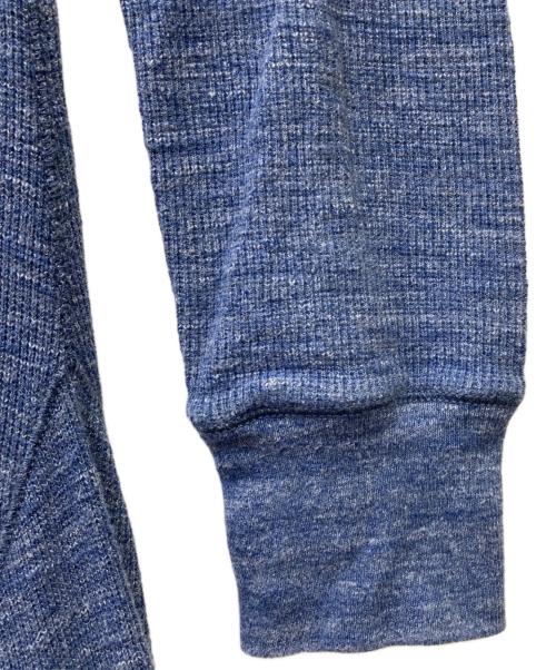 POLO RALPH LAUREN（ポロ・ラルフローレン）POLO RALPH LAUREN (ポロ・ラルフローレン) ヘンリーネックサーマルマーメイドワンピース ブルー サイズ:M(165/92A)の古着・服飾アイテム