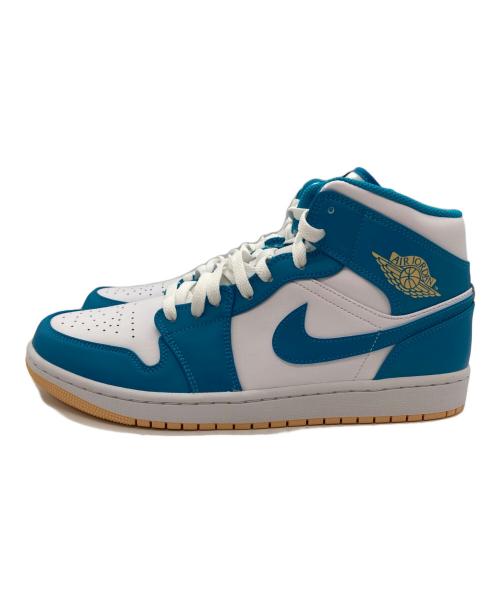 NIKE（ナイキ）NIKE (ナイキ) AIR JORDAN 1 MID AQUATONE コバルトブルー×ホワイト サイズ:28.5の古着・服飾アイテム