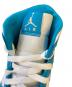 中古・古着 NIKE (ナイキ) AIR JORDAN 1 MID AQUATONE コバルトブルー×ホワイト サイズ:28.5：13000円