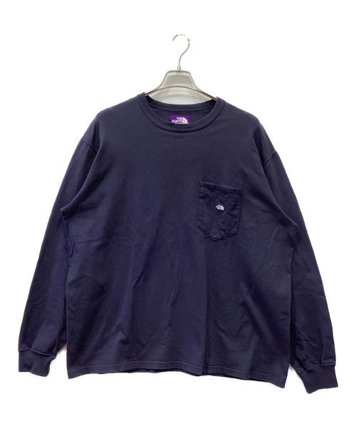 THE NORTHFACE PURPLELABEL（ザ・ノースフェイス パープルレーベル）THE NORTHFACE PURPLELABEL (ザ・ノースフェイス パープルレーベル) 長袖カットソー ネイビー サイズ:XL 未使用品の古着・服飾アイテム