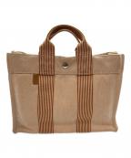 HERMESエルメス）の古着「ニューフールトゥPM/ハンドバッグ」｜オレンジ