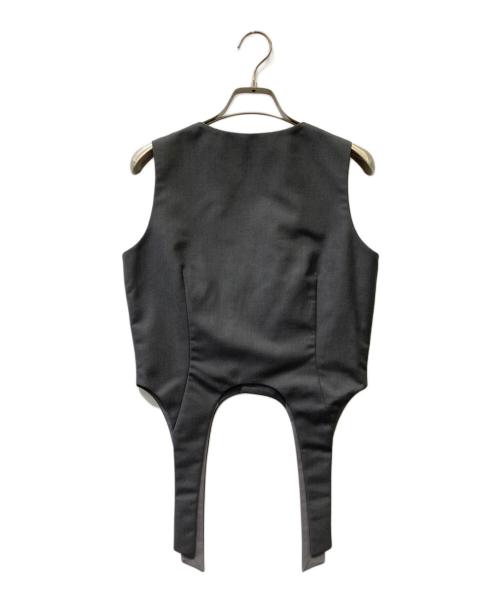 eimy istoire（エイミーイストワール）eimy istoire (エイミーイストワール) ベストwithオーガンジースカート グレー サイズ:Fの古着・服飾アイテム