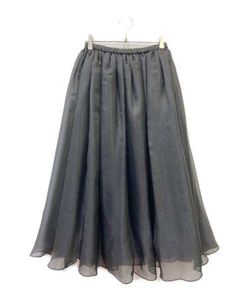 eimy istoire（エイミーイストワール）eimy istoire (エイミーイストワール) ベストwithオーガンジースカート グレー サイズ:Fの古着・服飾アイテム