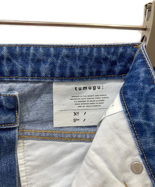 tumugu（ツムグ）tumugu (ツムグ) デニムパンツ インディゴの古着・服飾アイテム