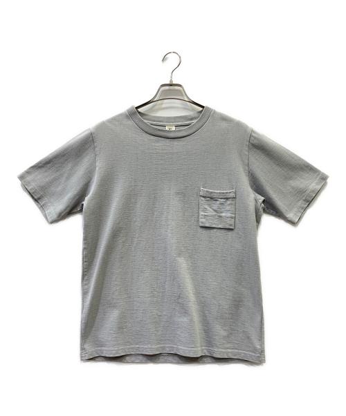 JACKMAN（ジャックマン）JACKMAN (ジャックマン) ポケットTシャツ ブルー サイズ:Mの古着・服飾アイテム