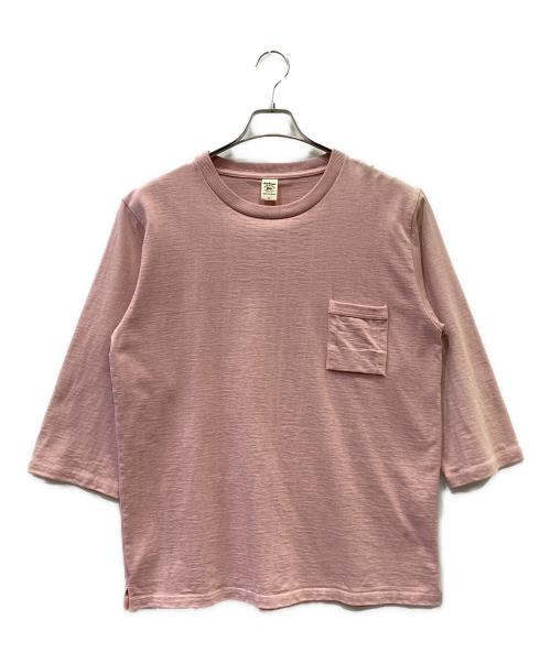 JACKMAN（ジャックマン）JACKMAN (ジャックマン) ポケットTシャツ ピンク サイズ:ＸＬの古着・服飾アイテム