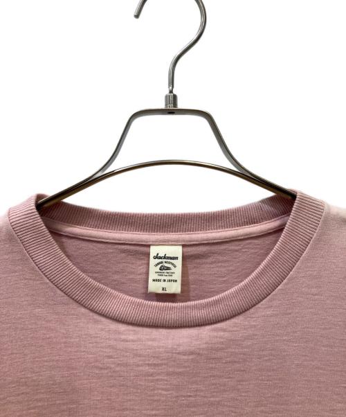 JACKMAN（ジャックマン）JACKMAN (ジャックマン) ポケットTシャツ ピンク サイズ:ＸＬの古着・服飾アイテム