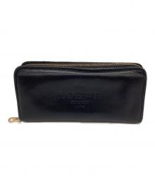 LOEWE（ロエベ）の古着「ラウンドファスナー財布」｜ブラック
