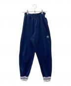 adidasアディダス）の古着「トラックパンツ」｜ネイビー