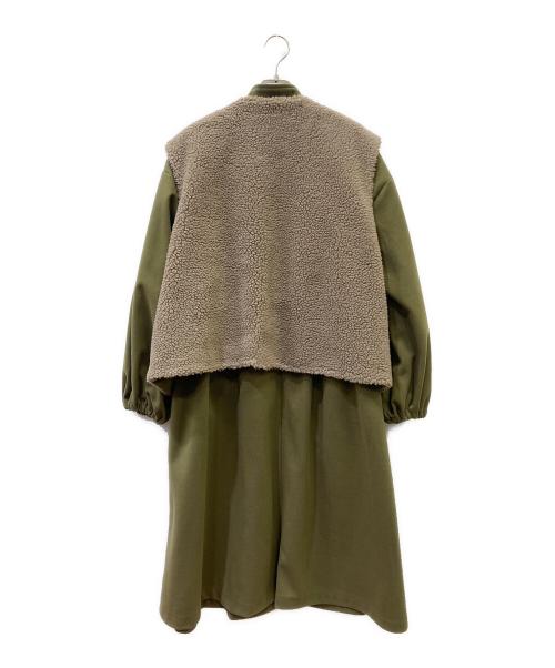 Bob（ボブ）Bob (ボブ) ベスト付きモッズコート オリーブ サイズ:Mの古着・服飾アイテム