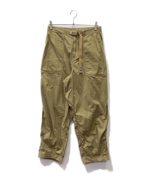 THE NORTHFACE PURPLELABEL（ザ・ノースフェイス パープルレーベル）THE NORTHFACE PURPLELABEL (ザ・ノースフェイス パープルレーベル) Ripstop Wide Cropped Pants/ワイドクロップドパンツ ブラウン サイズ:Mの古着・服飾アイテム