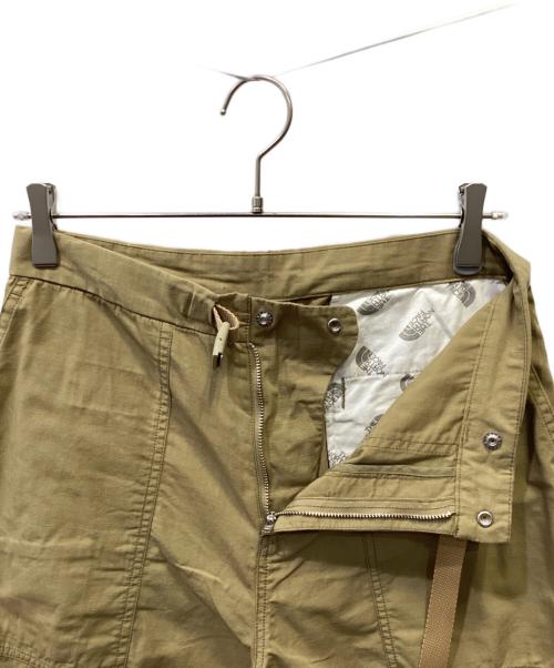 THE NORTHFACE PURPLELABEL（ザ・ノースフェイス パープルレーベル）THE NORTHFACE PURPLELABEL (ザ・ノースフェイス パープルレーベル) Ripstop Wide Cropped Pants/ワイドクロップドパンツ ブラウン サイズ:Mの古着・服飾アイテム