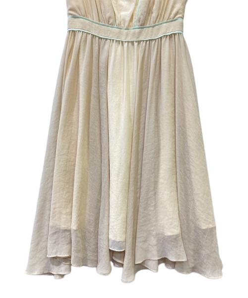 GRACE CONTINENTAL（グレースコンチネンタル）GRACE CONTINENTAL (（グレースコンチネンタル) ノースリーブワンピース ベージュ サイズ:36の古着・服飾アイテム