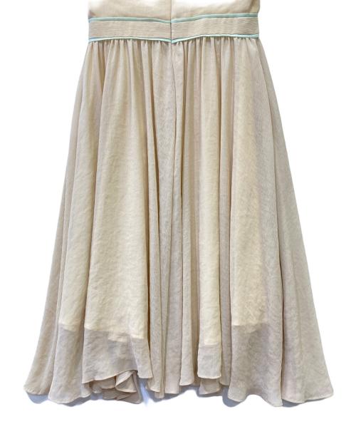 GRACE CONTINENTAL（グレースコンチネンタル）GRACE CONTINENTAL (（グレースコンチネンタル) ノースリーブワンピース ベージュ サイズ:36の古着・服飾アイテム