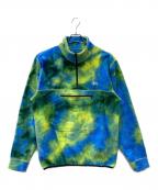 stussyステューシー）の古着「Polar Fleece Mock Neck」｜ブルー×グリーン