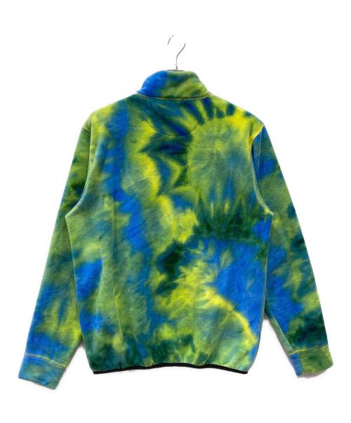 stussy（ステューシー）stussy (ステューシー) Polar Fleece Mock Neck ブルー×グリーン サイズ:Ｍの古着・服飾アイテム