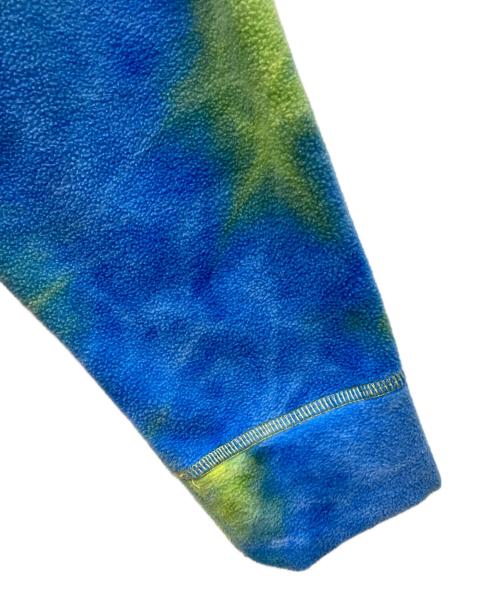 stussy（ステューシー）stussy (ステューシー) Polar Fleece Mock Neck ブルー×グリーン サイズ:Ｍの古着・服飾アイテム