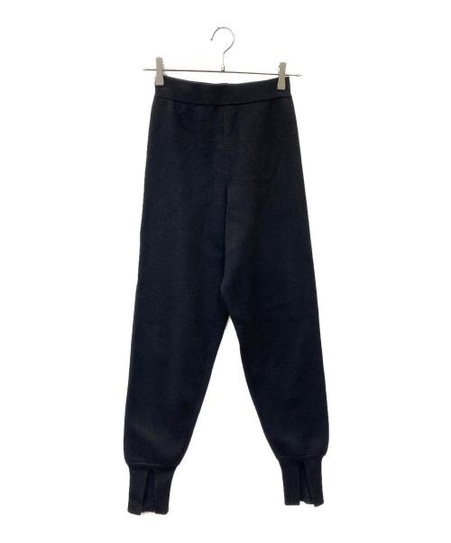laube blanc（ローブブラン）laube blanc (ローブブラン) ニットパンツ ブラック サイズ:Fの古着・服飾アイテム