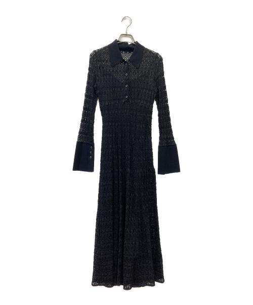 FRAY ID（フレイ アイディー）FRAY ID (フレイ アイディー) レースワンピース ブラック サイズ:SIZE 0の古着・服飾アイテム