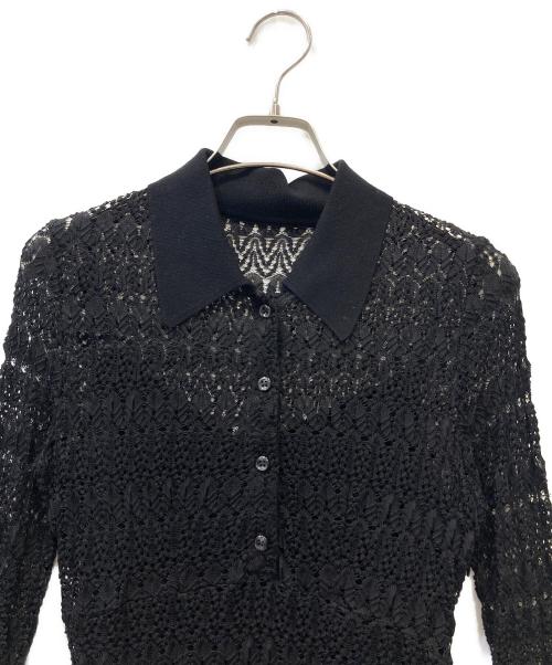 FRAY ID（フレイ アイディー）FRAY ID (フレイ アイディー) レースワンピース ブラック サイズ:SIZE 0の古着・服飾アイテム