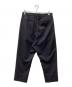 NEAT (ニート) ダブルタックウールスラックスパンツ ブラック サイズ:46：10000円