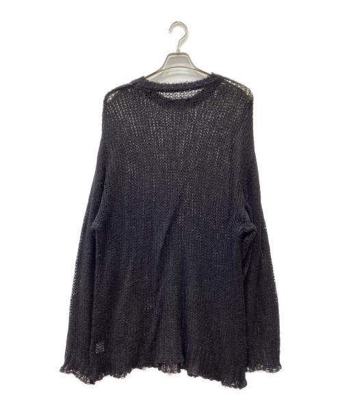 NUMBER (N)INE（ナンバーナイン）NUMBER (N)INE (ナンバーナイン) モヘヤ混ニット ブラック サイズ:Lの古着・服飾アイテム