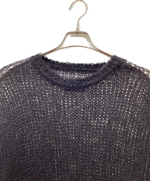 NUMBER (N)INE（ナンバーナイン）NUMBER (N)INE (ナンバーナイン) モヘヤ混ニット ブラック サイズ:Lの古着・服飾アイテム