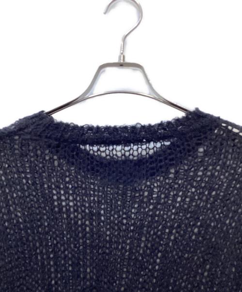 NUMBER (N)INE（ナンバーナイン）NUMBER (N)INE (ナンバーナイン) モヘヤ混ニット ブラック サイズ:Lの古着・服飾アイテム