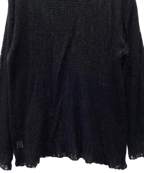 NUMBER (N)INE（ナンバーナイン）NUMBER (N)INE (ナンバーナイン) モヘヤ混ニット ブラック サイズ:Lの古着・服飾アイテム