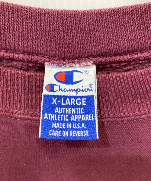 Champion REVERSE WEAVE（チャンピオン リバース ウィーブ）Champion REVERSE WEAVE (チャンピオン リバース ウィーブ) スウェット パープル サイズ:XLの古着・服飾アイテム