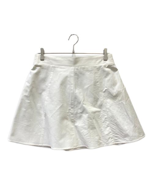 RED VALENTINO（レッドヴァレンティノ）RED VALENTINO (レッドヴァレンティノ) ミニスカート ホワイト サイズ:44の古着・服飾アイテム