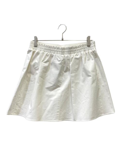 RED VALENTINO（レッドヴァレンティノ）RED VALENTINO (レッドヴァレンティノ) ミニスカート ホワイト サイズ:44の古着・服飾アイテム