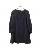 ADOREアドーア）の古着「長袖ワンピース」｜ブラック