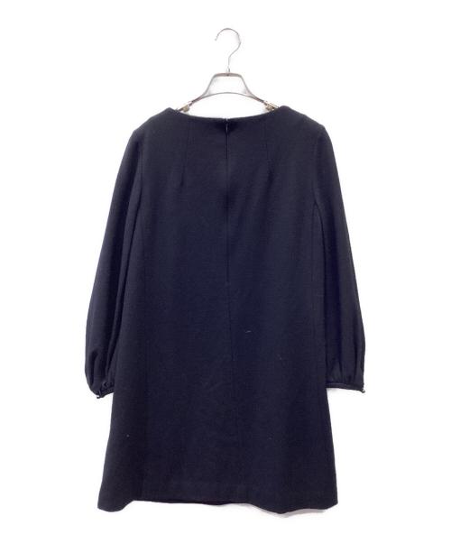 ADORE（アドーア）ADORE (アドーア) 長袖ワンピース ブラック サイズ:38の古着・服飾アイテム
