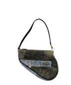 Christian Diorクリスチャン ディオール）の古着「デニムプリント サドルバッグ」｜インディゴ