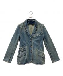 RALPH LAUREN（ラルフローレン）の古着「デニムテーラードジャケット」｜インディゴブルー