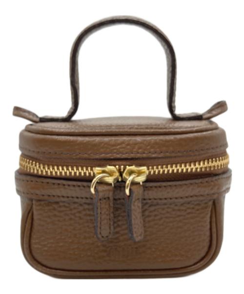 Ch!iii（チー）Ch!iii (チー) マイクロヴァニティバッグ ブラウンの古着・服飾アイテム